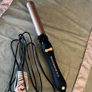 The Beachwaver Co. Metallic Rose Gold and Black Curling Iron